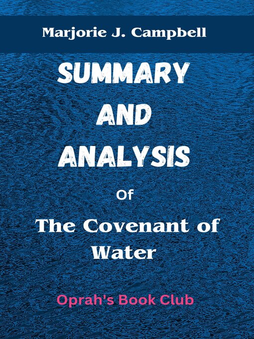 Title details for Summary and Analysis of the Covenant of Water by Marjorie J. Campbell - Available
